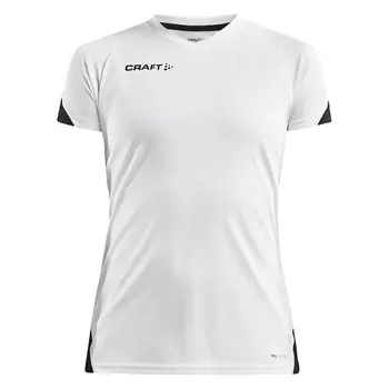 Craft Pro Control Impact Damen T-Shirt, Weiß/Schwarz