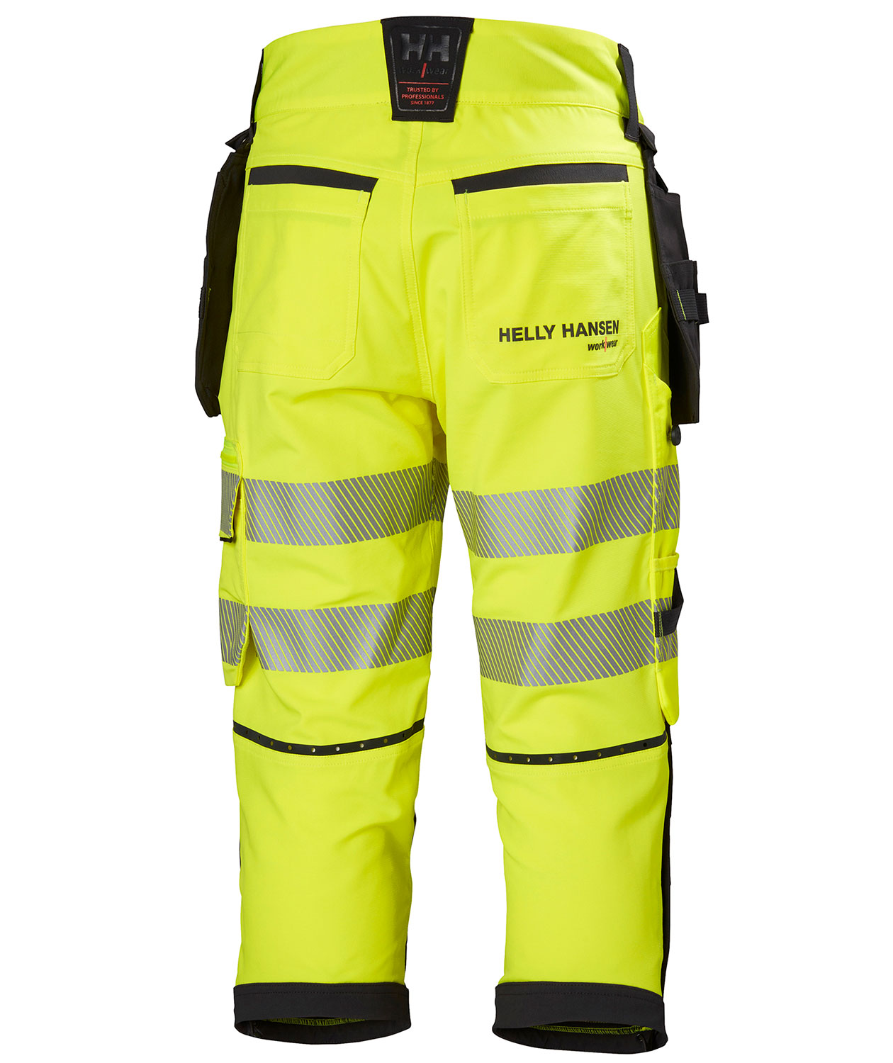 Helly Hansen ICU BRZ craftsman knee pants full stretch, Hi-vis yellow/Ebony, large image number 3