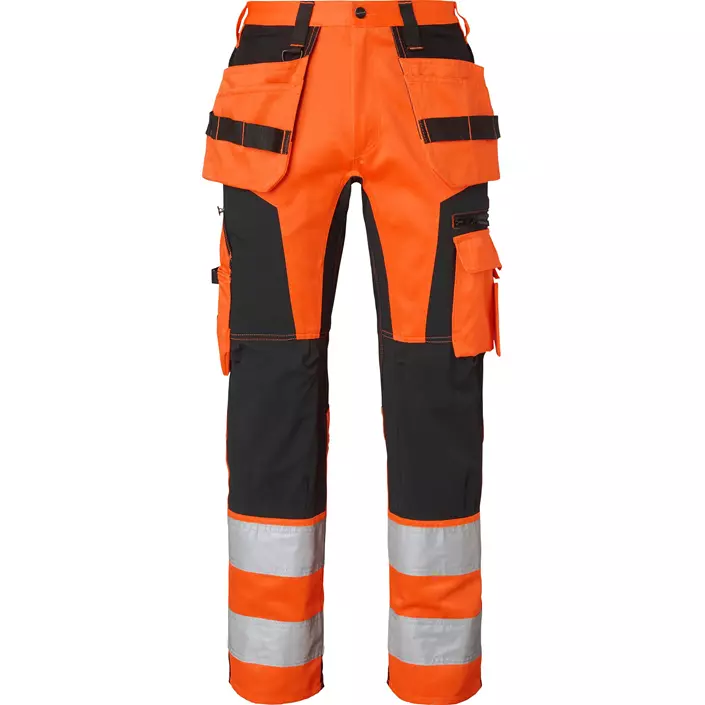 Top Swede craftsman trousers 236, Hi-Vis Orange/Black, large image number 0