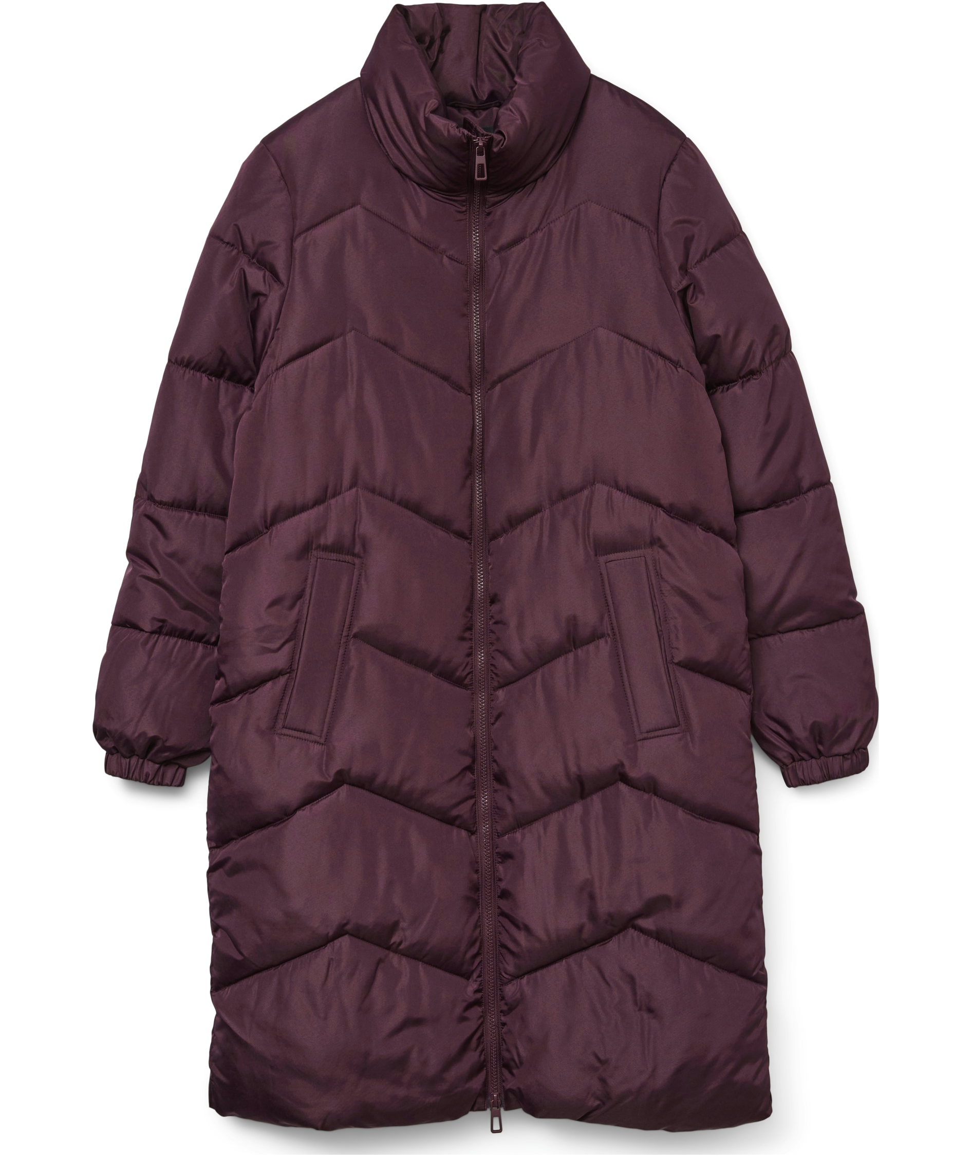 Vero Moda VMLIGARIO Langes Damen Steppjacke, Winetasting