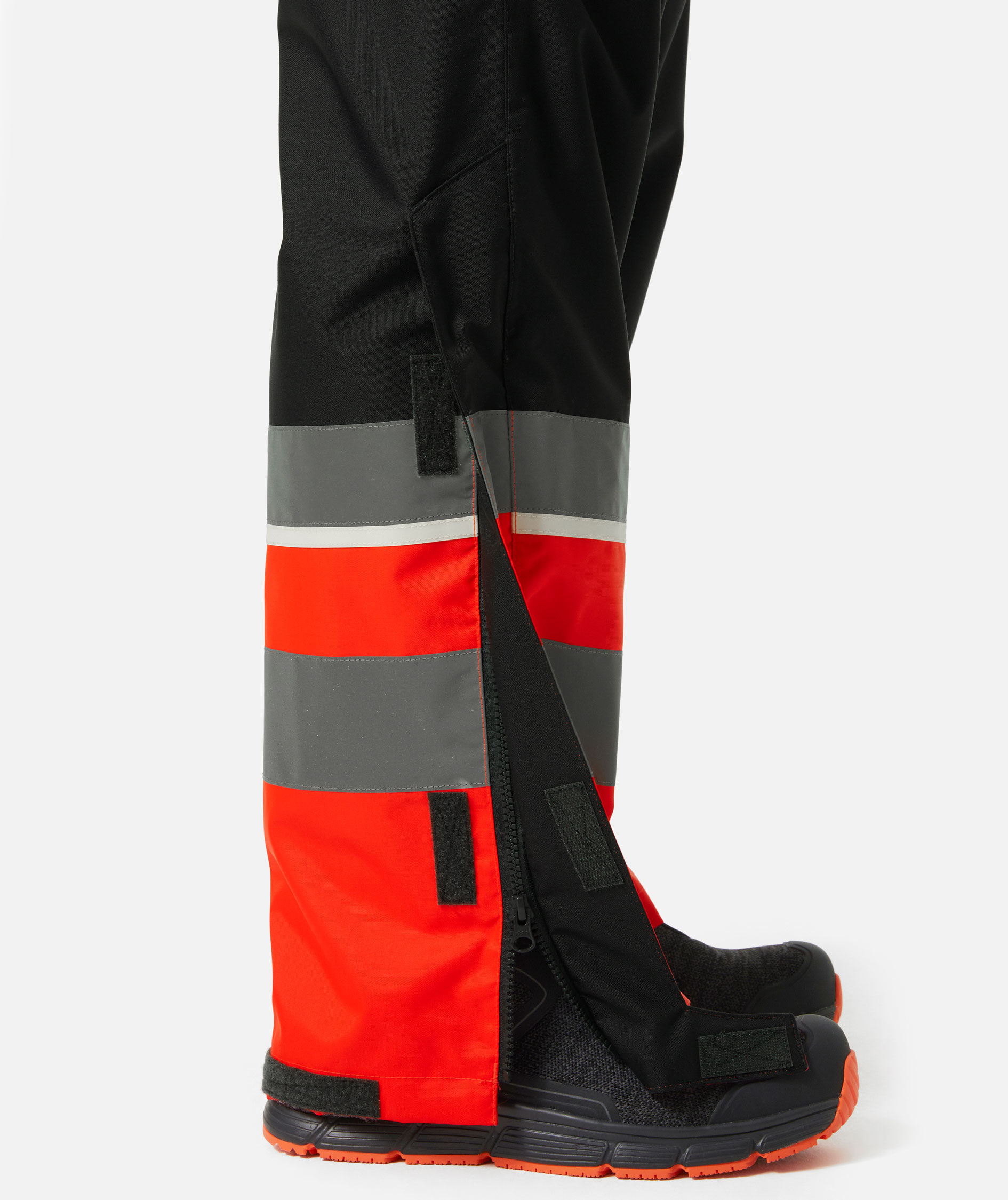 Helly Hansen UC-ME winter trousers, Hi-Vis Red/Ebony, large image number 5