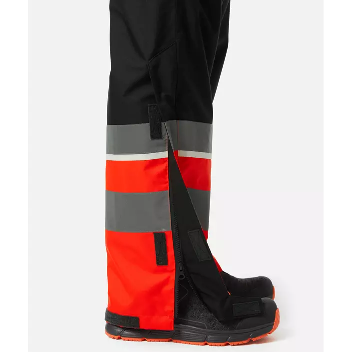 Helly Hansen UC-ME winter trousers, Hi-Vis Red/Ebony, large image number 5