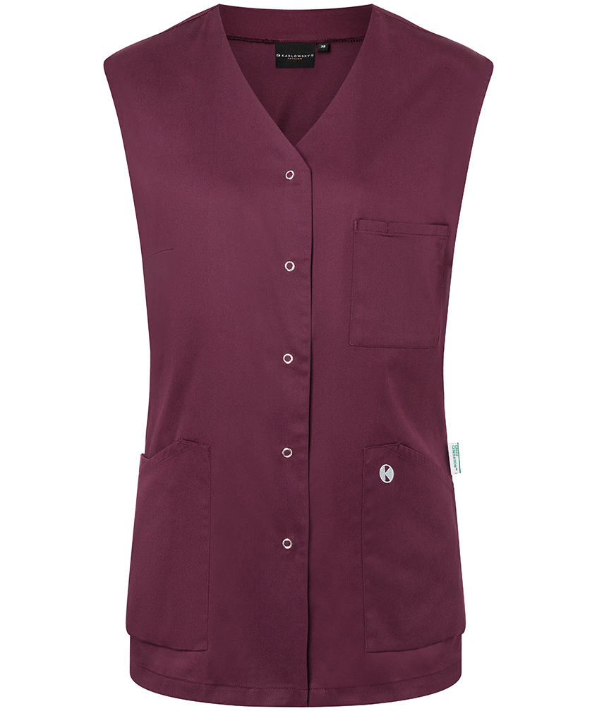 Karlowsky Essential sleeveless women's tunic, Aubergine