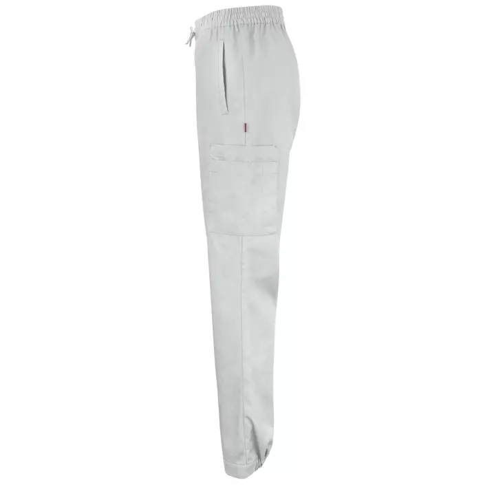 Smila Workwear Adam  trousers, White, large image number 3
