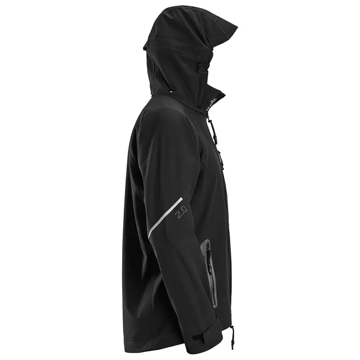 Snickers FlexiWork softshell jacket 1218, Black, large image number 3