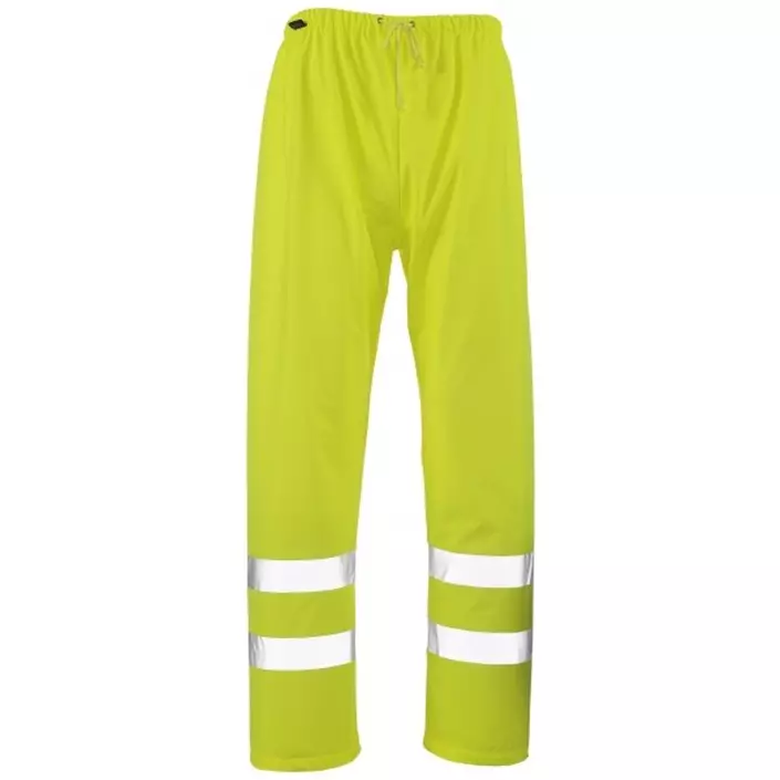 Mascot Safe Aqua Wolfsberg rain trousers, Hi-Vis Yellow, large image number 0