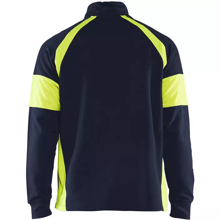 Blåkläder Visible sweatshirt, Marine/Hi-Vis gul, large image number 1