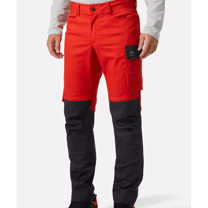 Helly Hansen Manchester craftsman trousers, Alert red/ebony, large image number 1