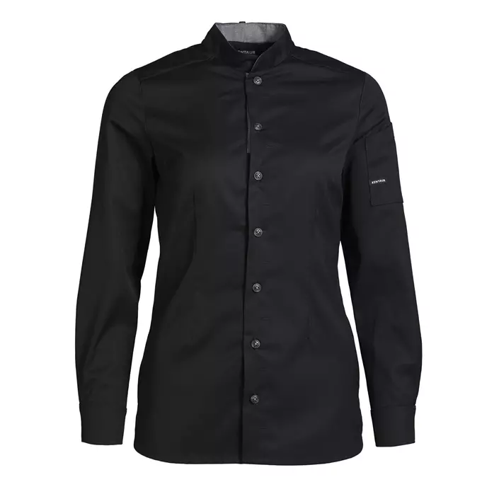 Kentaur women's chef/service shirt, Black, large image number 0