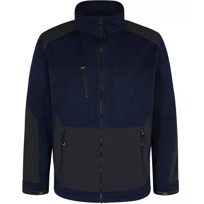Engel X-treme knitted softshell jacket, Blue Ink/Black, large image number 0