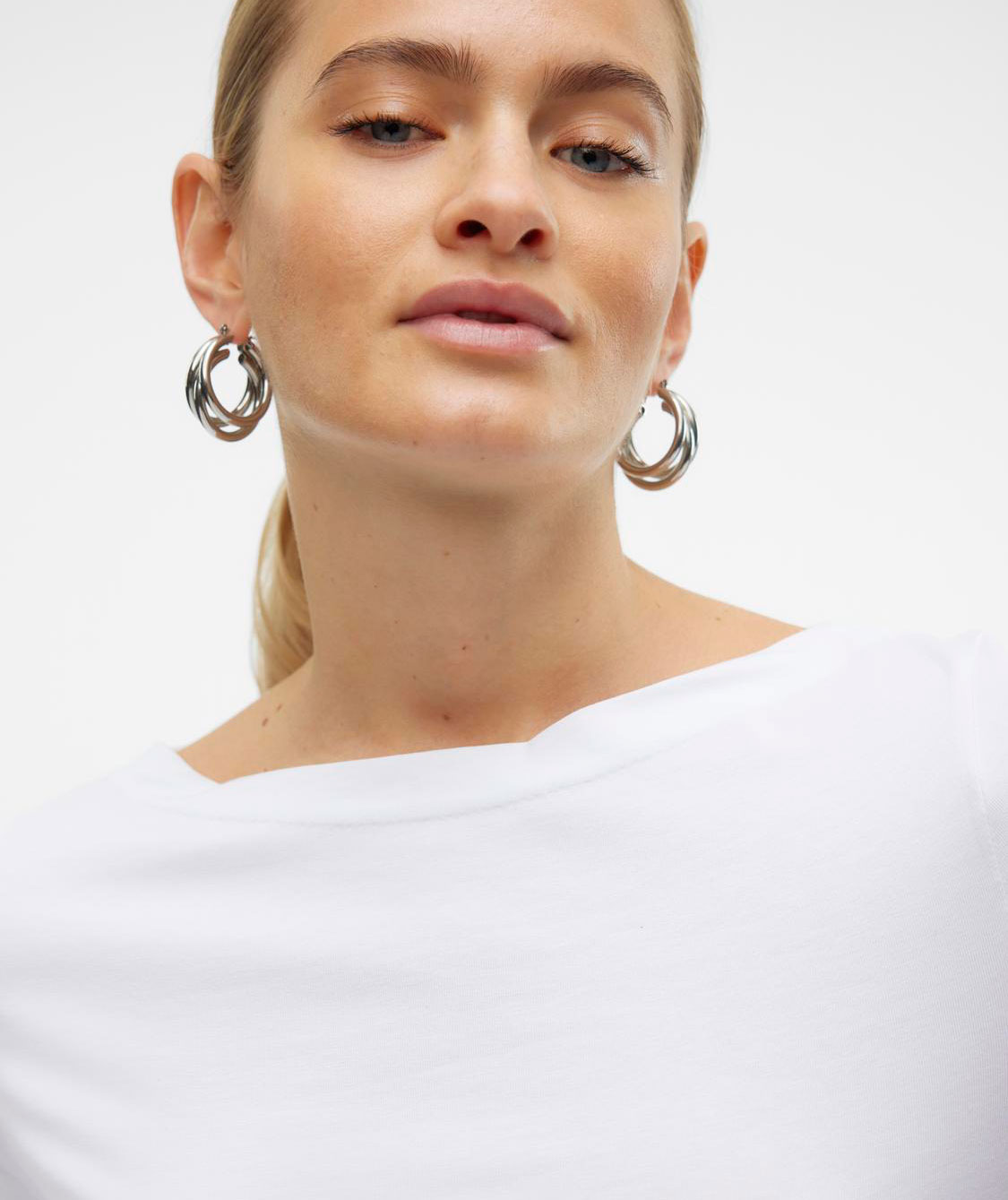 Vero Moda VMPANDA MODAL Damen T-Shirt, Bright White, Bright White, large image number 3