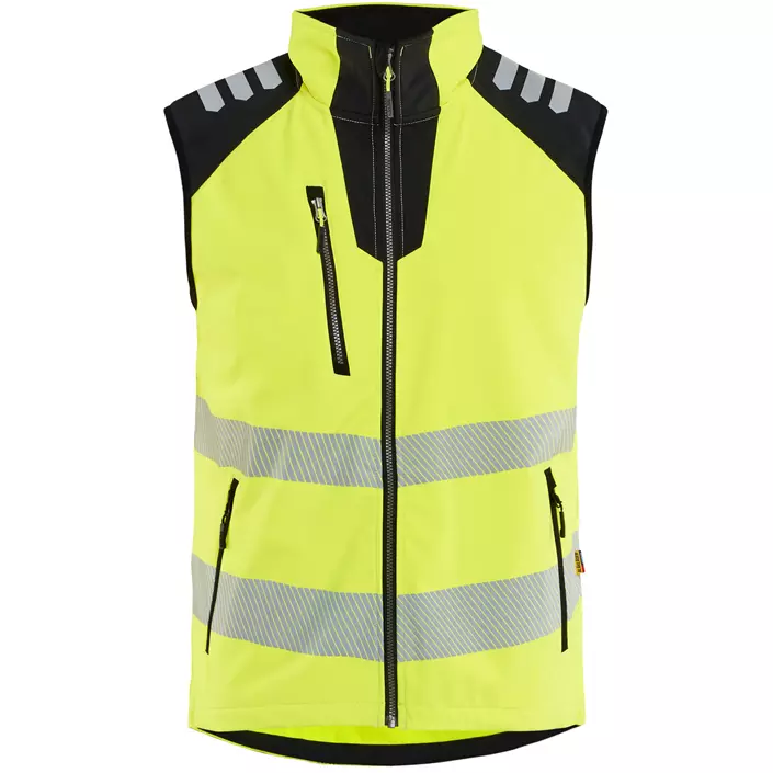 Blåkläder softshellvest, Hi-vis Gul/Sort, large image number 0