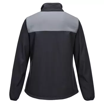 Portwest PW2 women's softshell jacket, Black/Grey