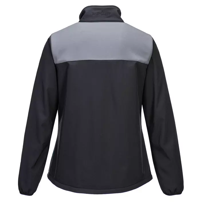 Portwest PW2 women's softshell jacket, Black/Grey, large image number 1