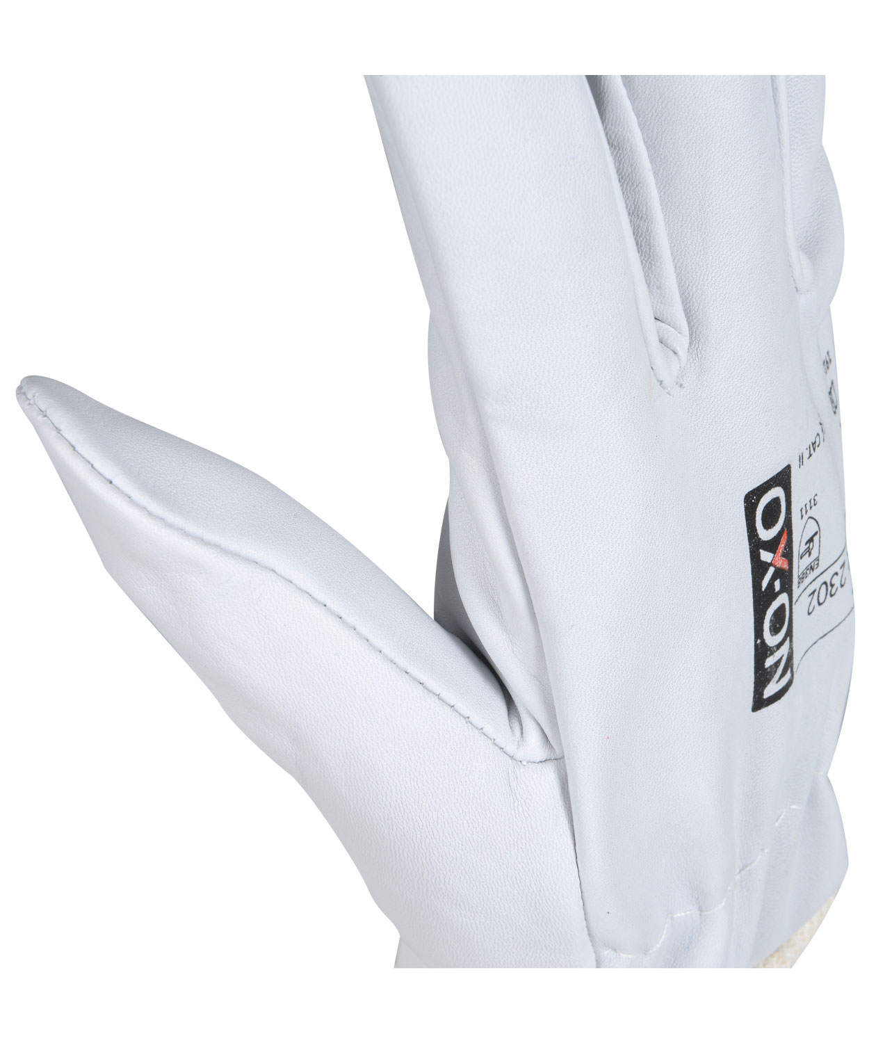 OX-ON Worker Comfort 2302 work gloves, White, large image number 2