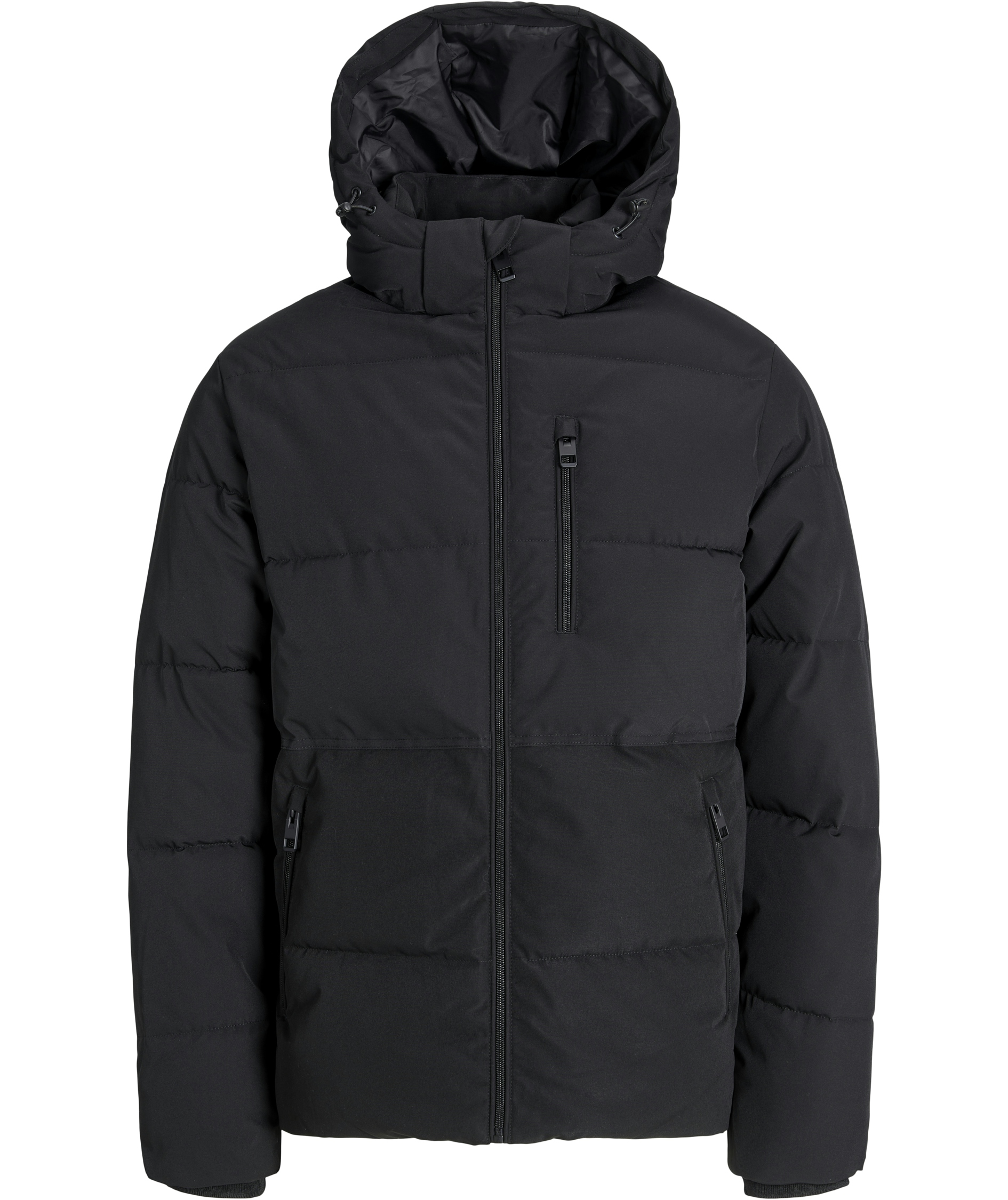 Jack & Jones Plus JJEOWEN vadderad jacka, Black