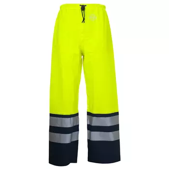 Abeko Atec rain trousers, Hi-vis Yellow/Marine