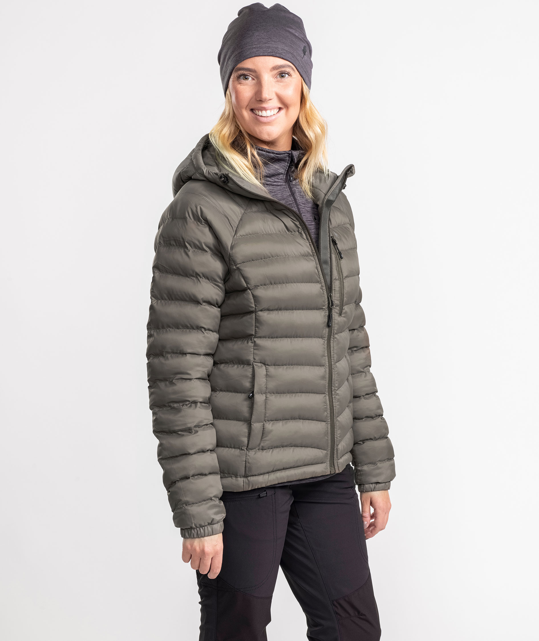 Pinewood&nbsp;Abisko Insulation vatteret damejakke, Dark Mole Brown