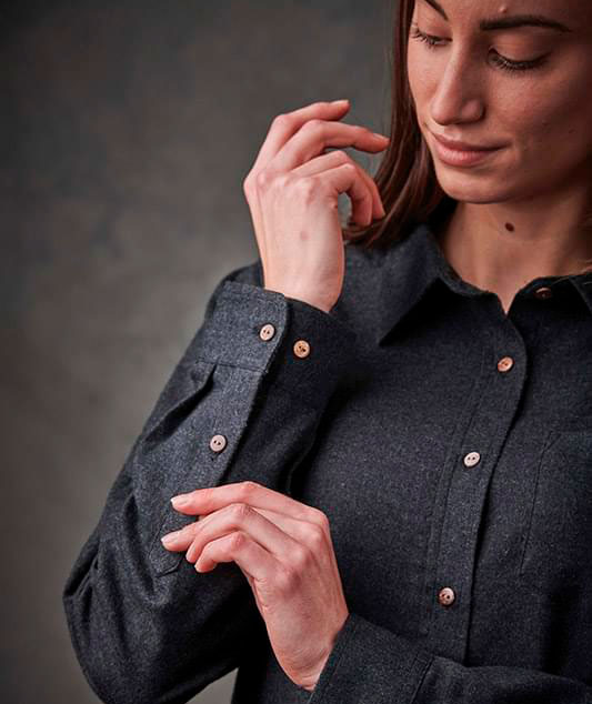 Stormtech Cambridge women's flannel shirt, Coke, large image number 3