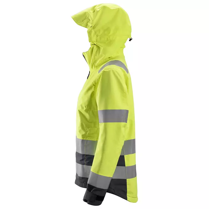 Snickers AllroundWork women's shell jacket 1347, Hi-Vis Gul/Steel Grey, large image number 3