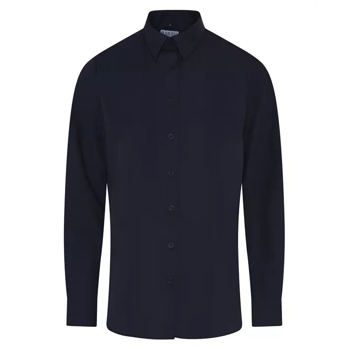 Angli Slim fit dame Business Blend skjorte, Blå, large image number 0