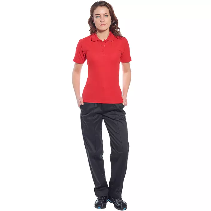 Portwest Napels women's polo shirt, Red, large image number 1
