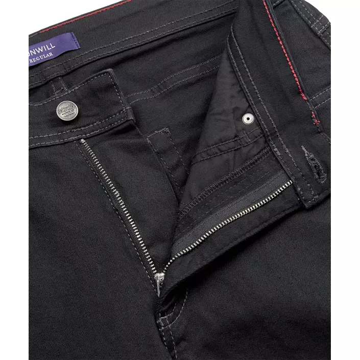Sunwill Weft Stretch Regular Fit jeans, Black, large image number 5