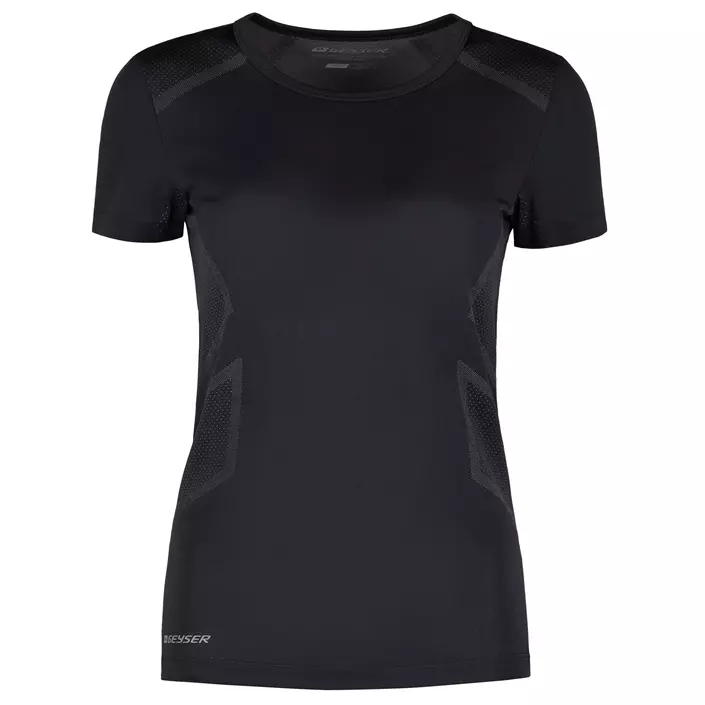 GEYSER Seamless women's T-shirt, Black, large image number 0