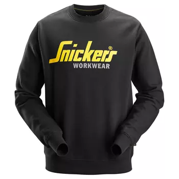 Snickers Logo sweatshirt 2898, Black