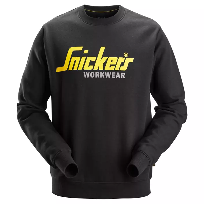 Snickers Logo Sweatshirt 2898, Black, large image number 0