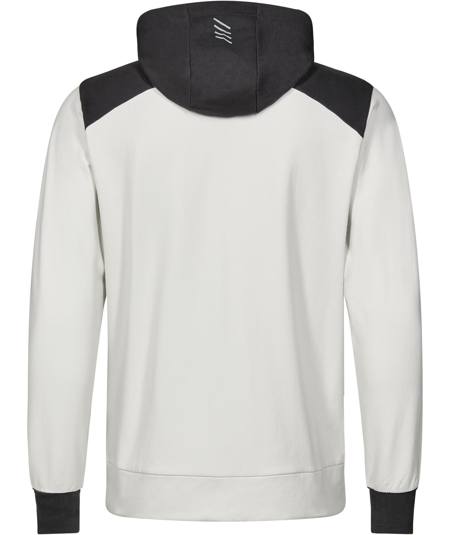 Engel Entire hoodie with zipper, Bone White/Anthracite Grey, large image number 3