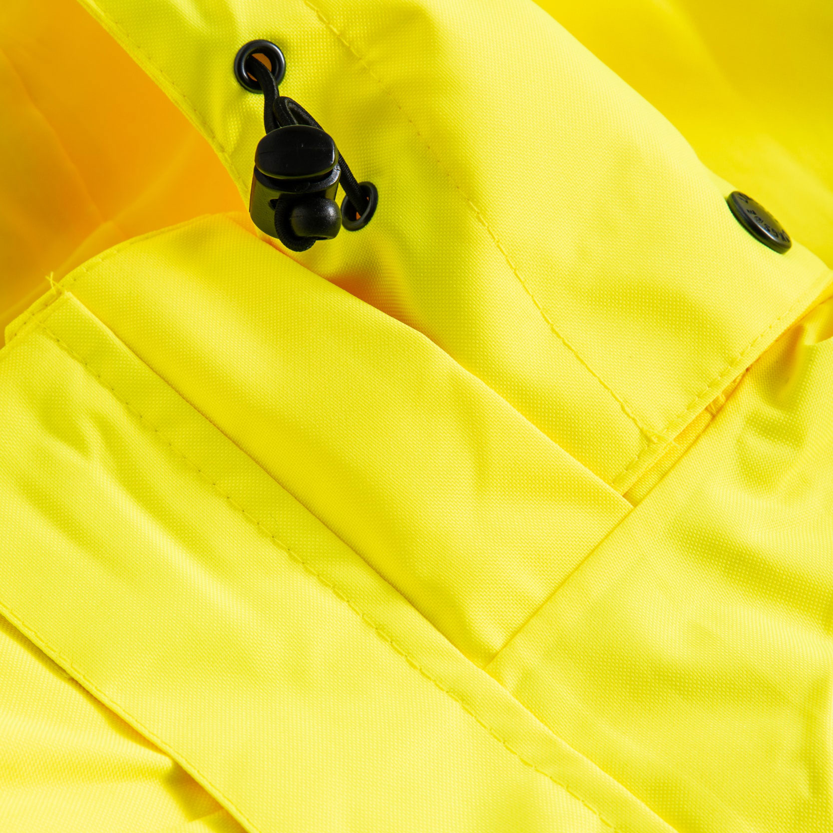 Lyngs&oslash;e shell jacket FOX6055, Hi-Vis Yellow, large image number 2