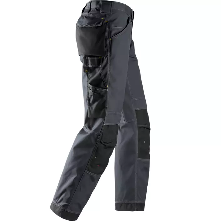 Snickers work trousers 3313, Steel Grey/Black, large image number 3