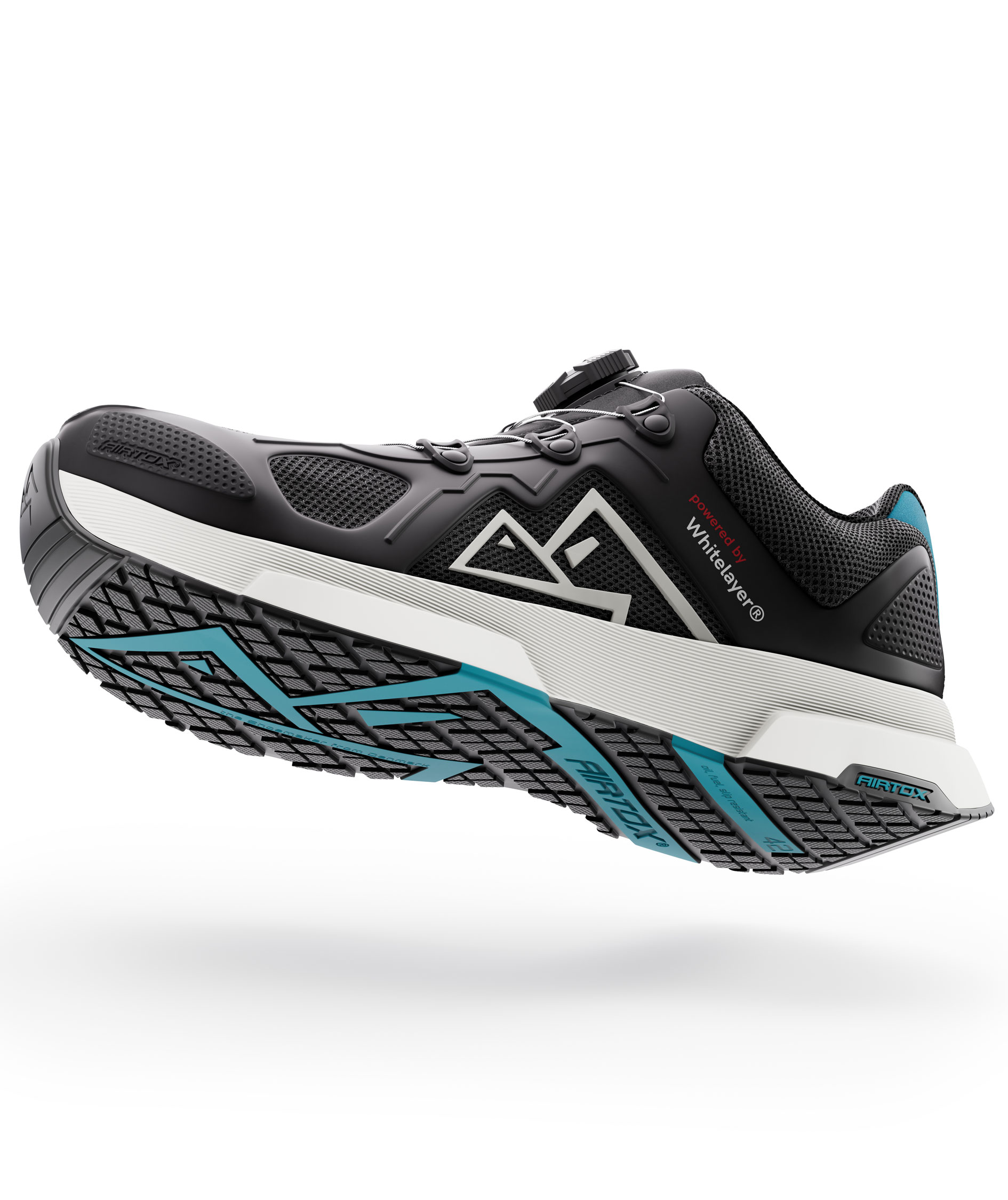 Airtox FM11 skyddsskor S1P, Svart/Vit, Svart/Vit, large image number 3