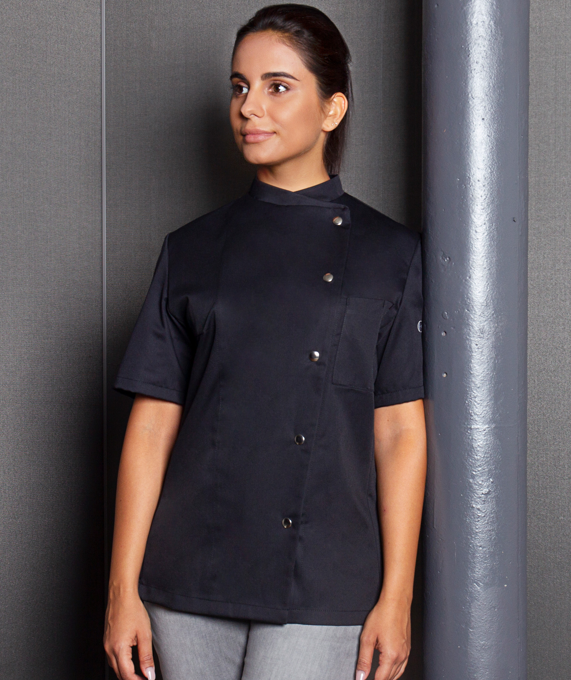 Karlowsky Greta short-sleeved women's chef jacket