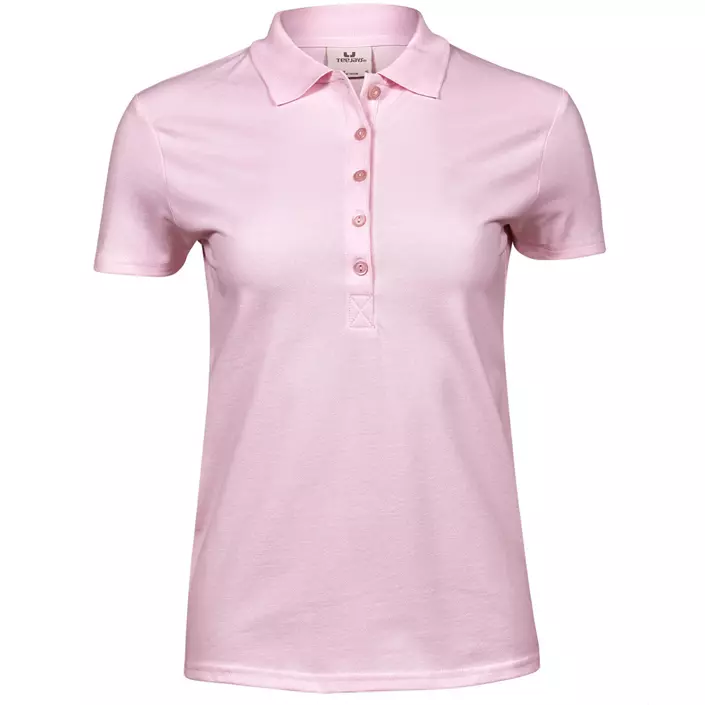Tee Jays Luxury Stretch Damen Poloshirt, Light Pink, large image number 0