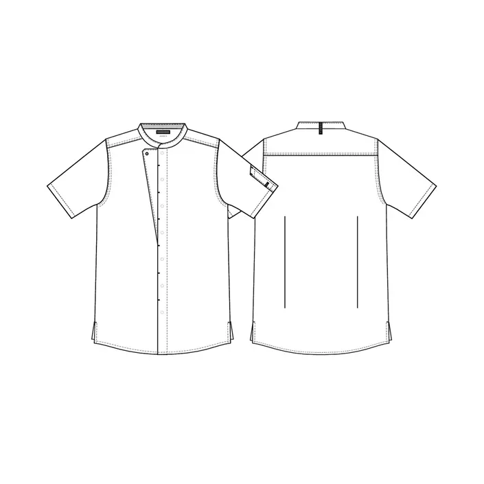 Kentaur short-sleeved  chefs-/server jacket, White, large image number 3