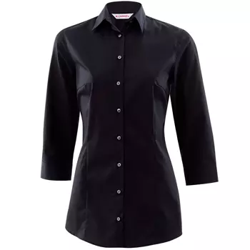Kümmel Frankfurt women's slim fit shirt 3/4 sleeves, Black