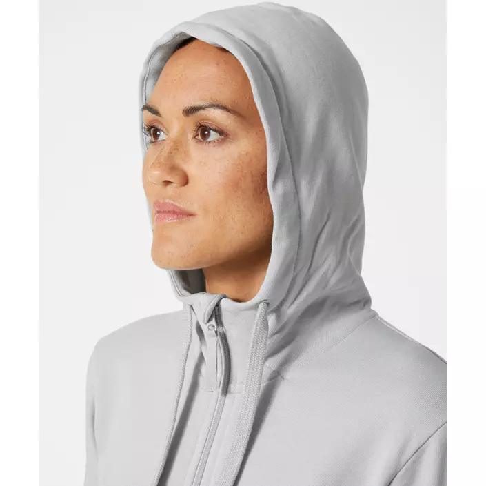 Helly Hansen Classic women's hoodie with zipper, Grey fog, large image number 4