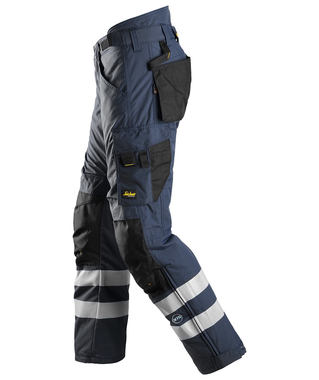Snickers AllroundWork 37.5&reg; winter trousers 6619, Navy/Black, large image number 3