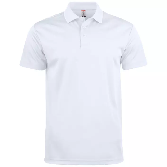 Clique Basic Active  polo shirt, White, large image number 0