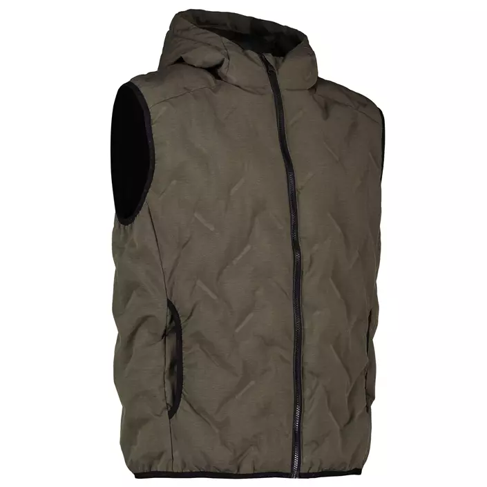 GEYSER quiltet vest, Oliven melange, large image number 2