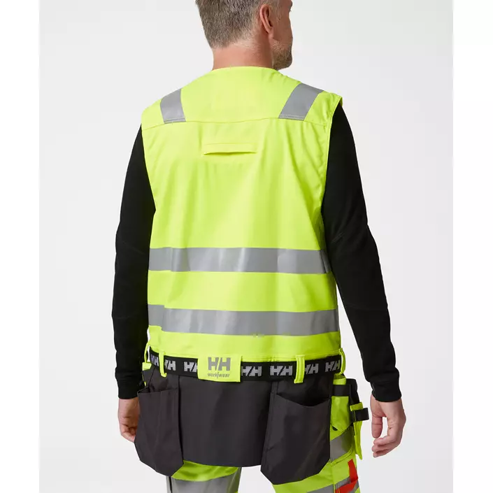 Helly Hansen Alna 2.0 tool vest, Hi-vis yellow/charcoal, large image number 3