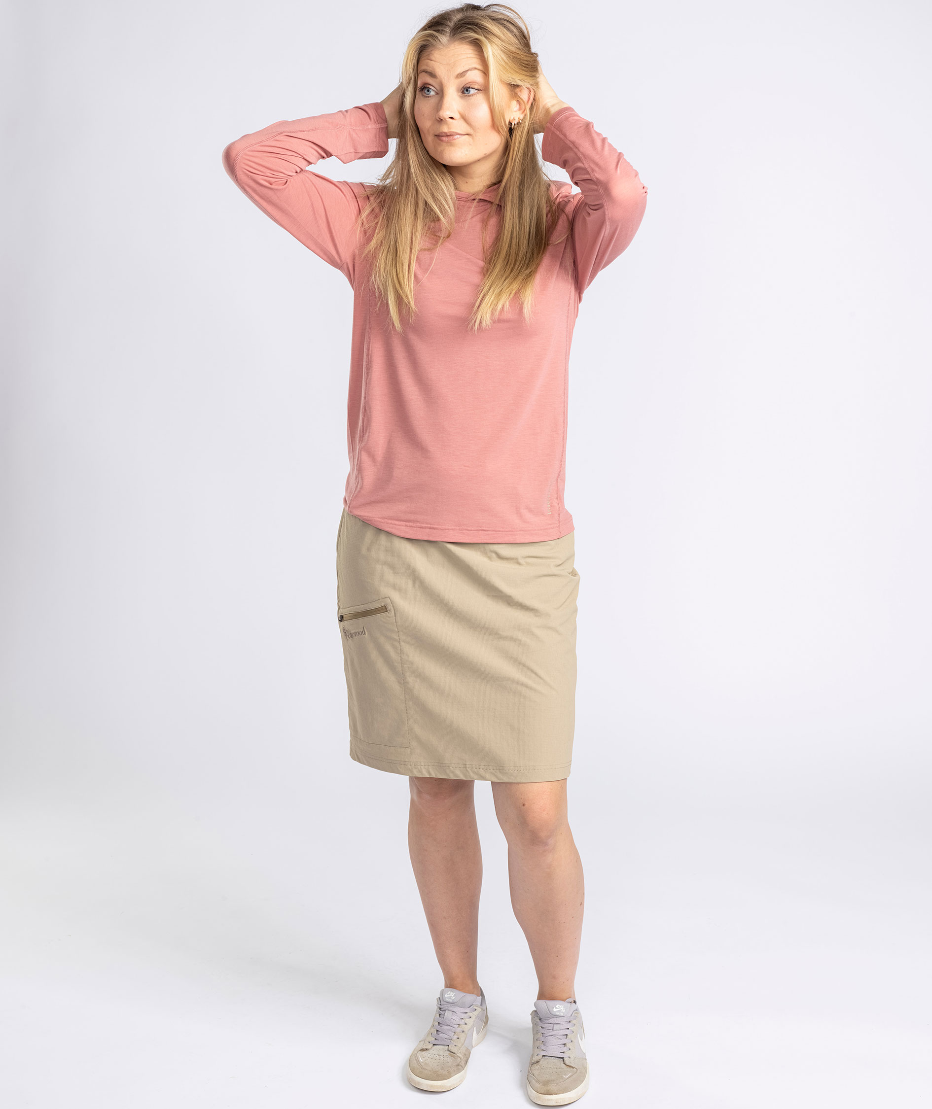 Pinewood NatureSafe dame h&aelig;ttetr&oslash;je, Brick Pink, large image number 3