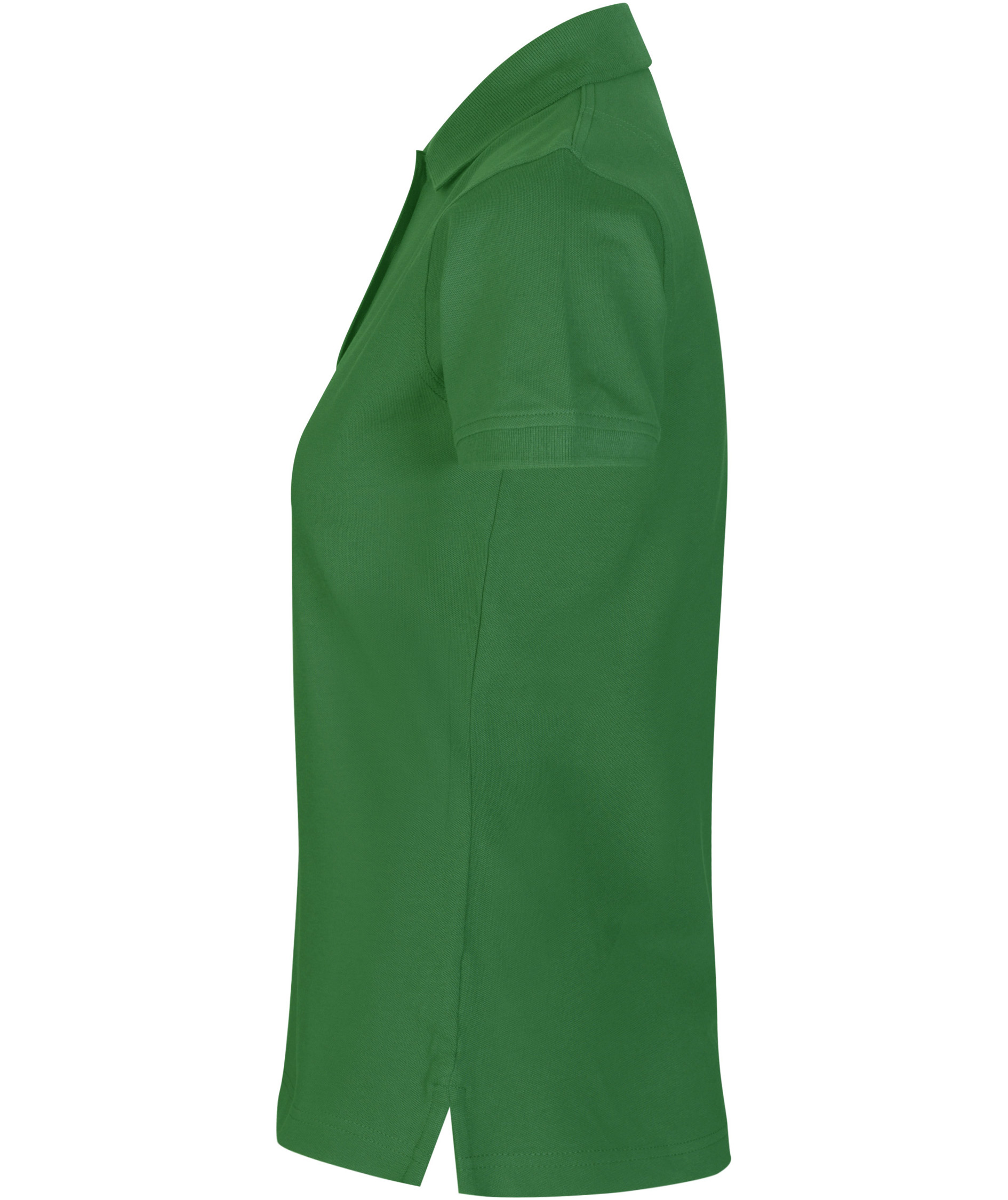 ID women's Pique Polo T-shirt with stretch, Green, large image number 2