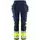 Fristads Green women's craftsman trousers 2663 GSTP full stretch, Hi-Vis yellow/marine, Hi-Vis yellow/marine, swatch