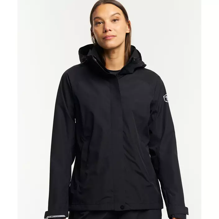 Tenson Westing dame regnjakke, Sort, large image number 8