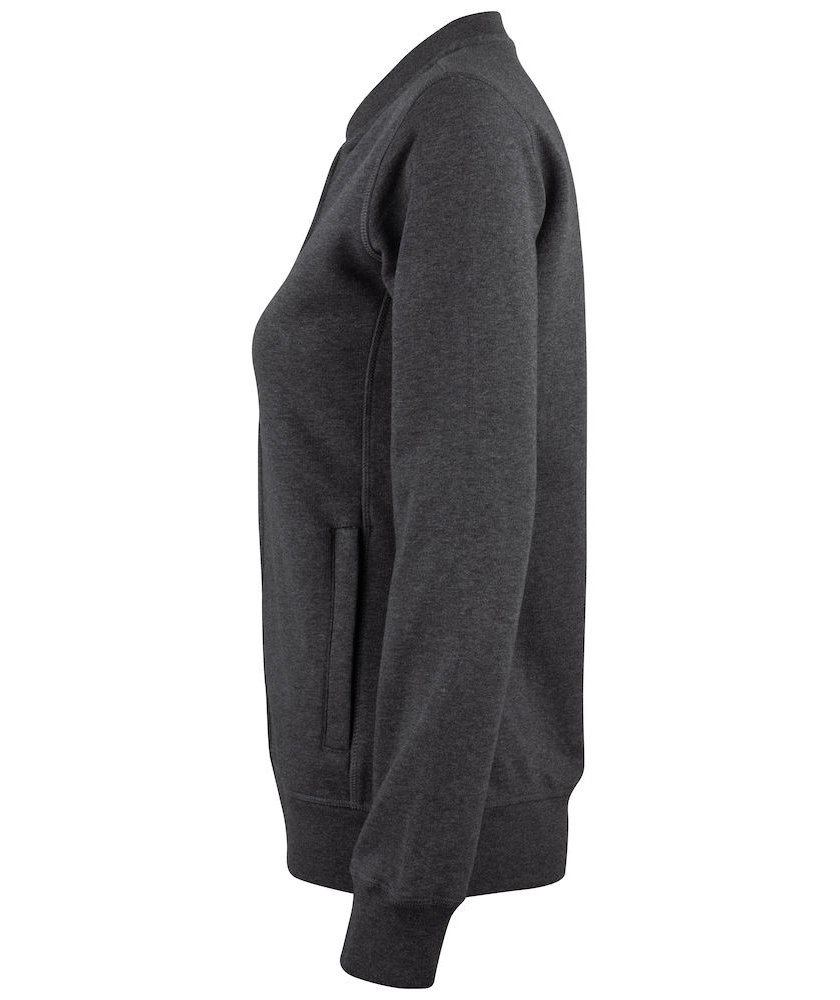 Clique Premium OC women's cardigan, Antracit Grey, large image number 3