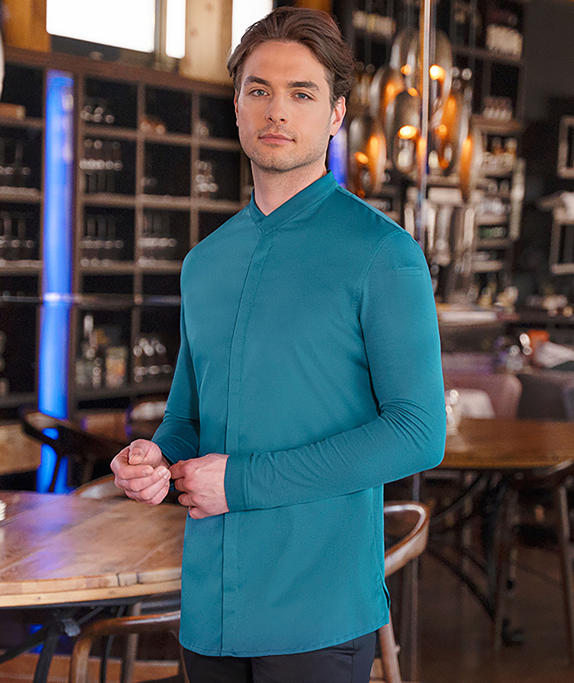 Karlowsky DIAMOND CUT&reg; Avantgarde kockjacka, Dark Petrol, large image number 1