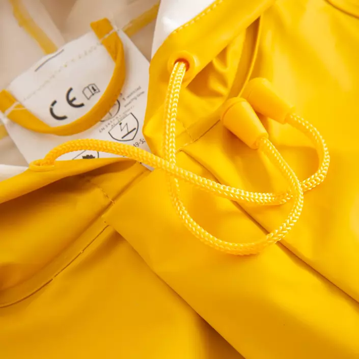 Lyngsøe PU regnjakke, Gul, large image number 1